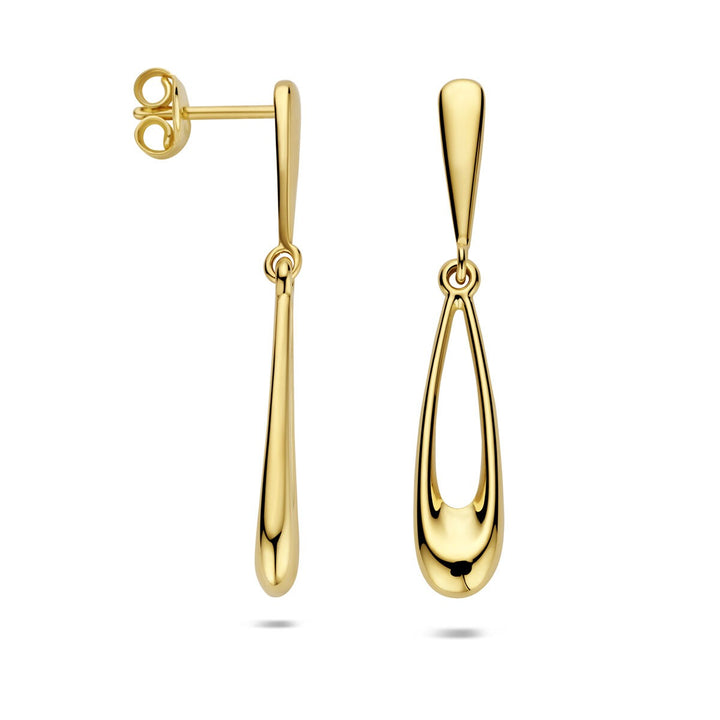 14k Geelgouden oorhangers dames