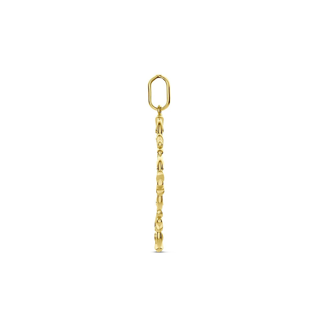 9k Geelgouden graveerhanger
