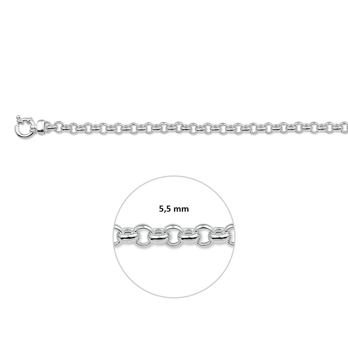 Silbernes Jasseron-Armband