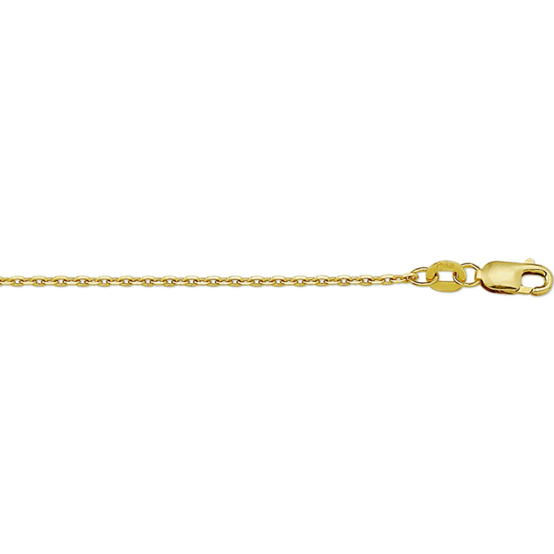 18k Geelgouden ketting met anker schakel
