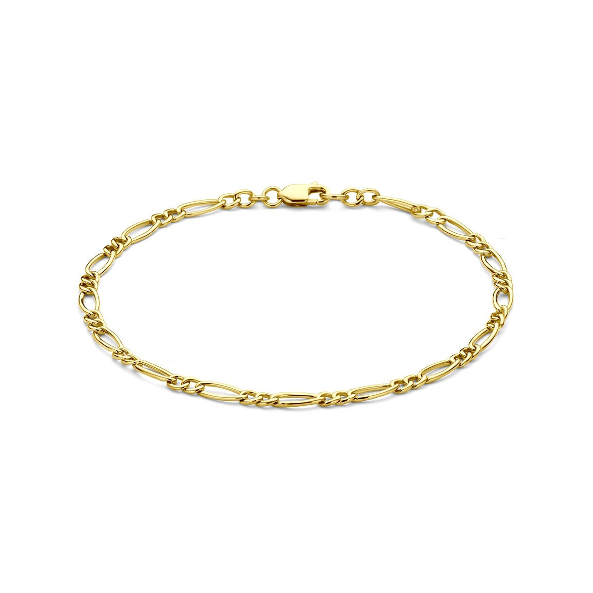Goldenes Damenarmband aus 14k mit Ankerkettengliedern
