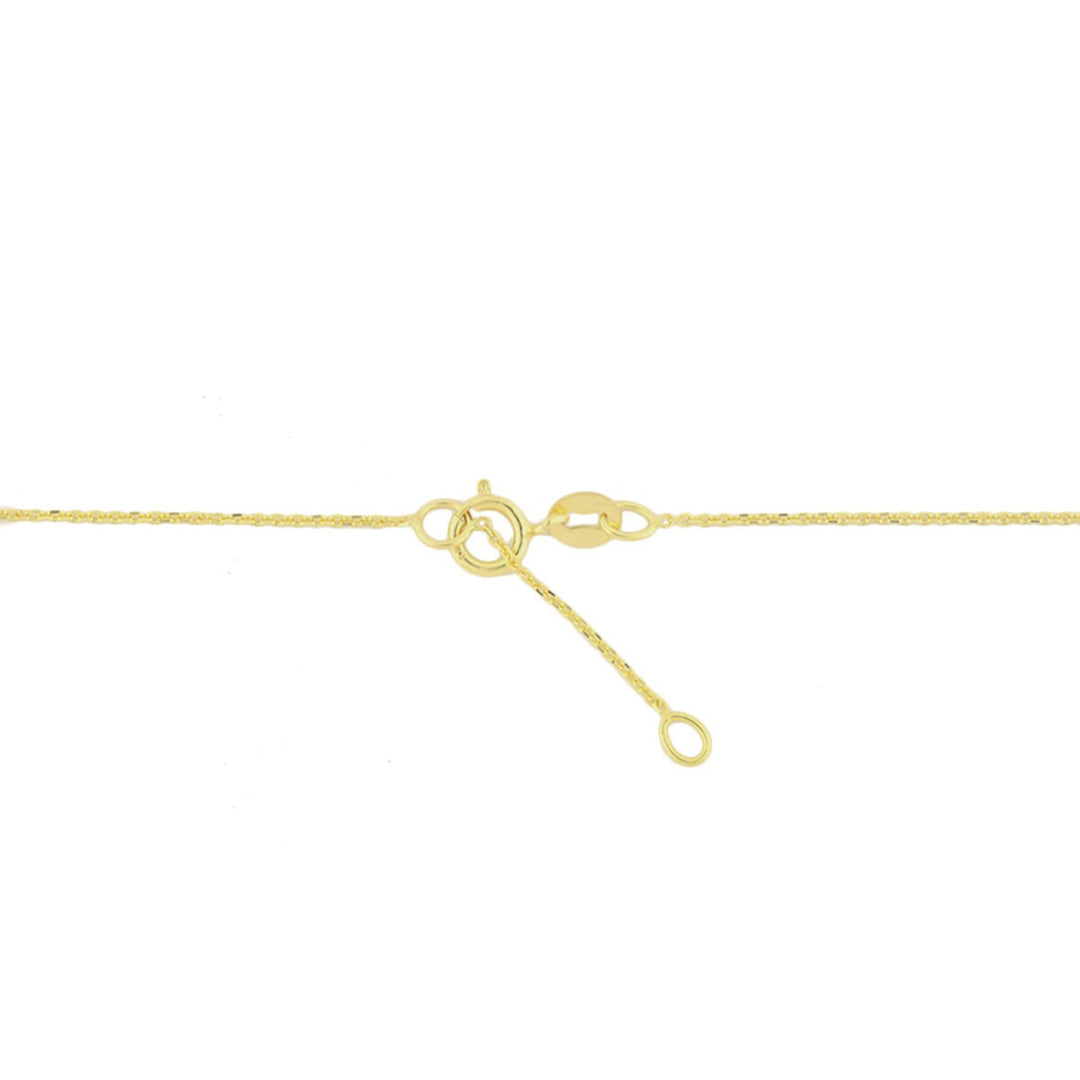 Gravurkette Herz 40 - 42 cm 14K Gelbgold