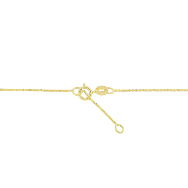 Gravurkette Herz 40 - 42 cm 14K Gelbgold