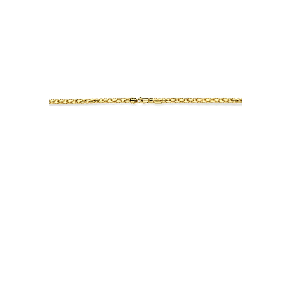 Goldene Damenhalskette – 14k Gliederkette