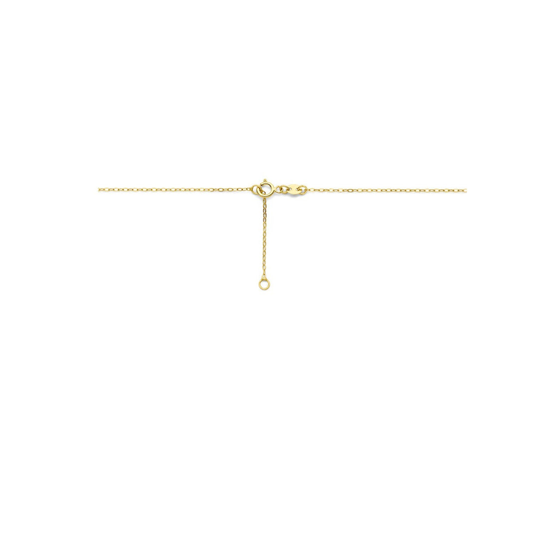 9k Geelgouden Collier met Druppel