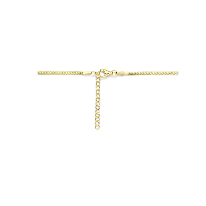 Gourmette ketting verguld – 925 zilver met geelgouden plating, 2 mm