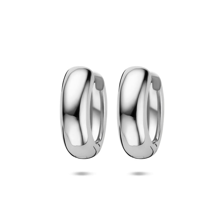 Zilveren klapoorringen dames – 20 x 17 mm