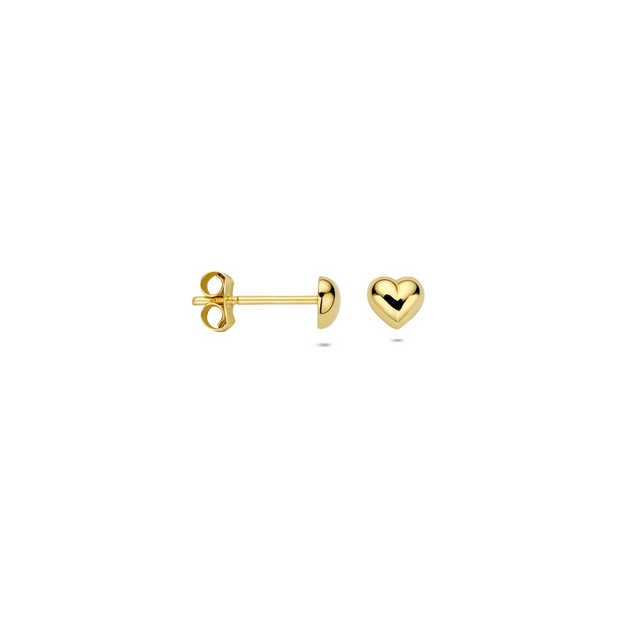Goldherz-Ohrstecker – 14k