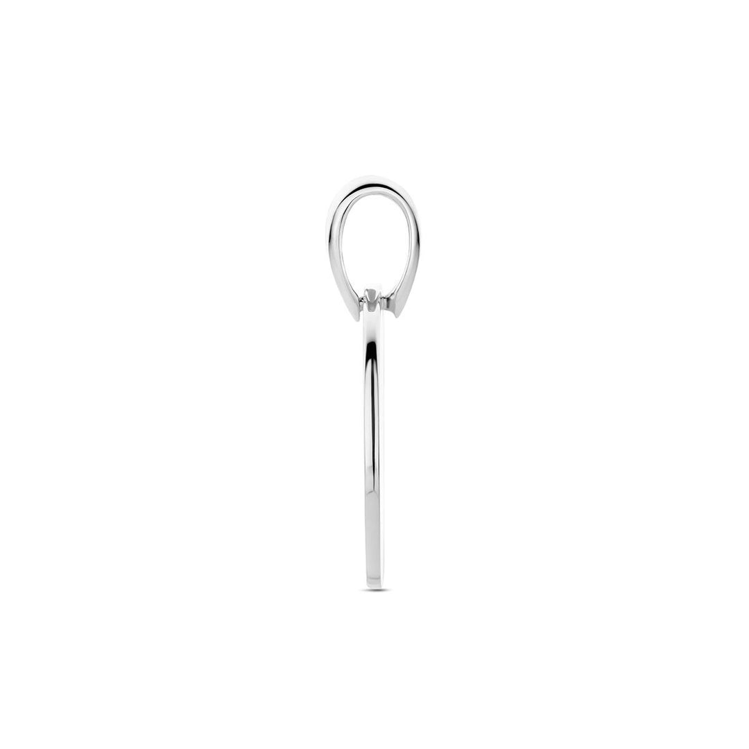 Gerhodineerd 925 zilveren graveerhanger