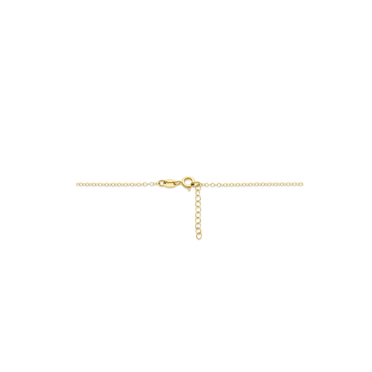 14 Karat Gelbgold Kette mit ovalen Gliedern