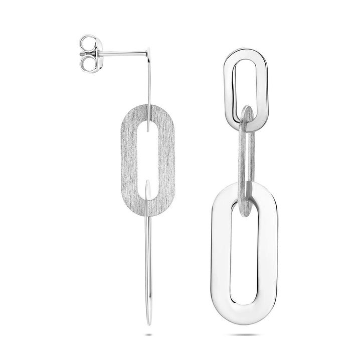 Gerhodineerde 925 zilveren oorhangers