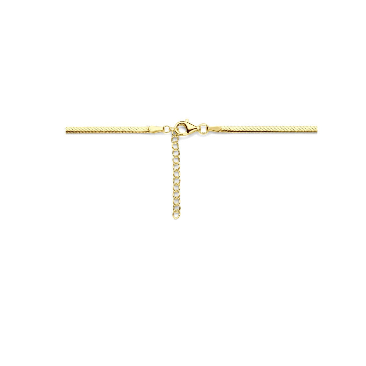 Gourmettkette vergoldet – 925er Silber mit Gelbvergoldung, 2.2 mm