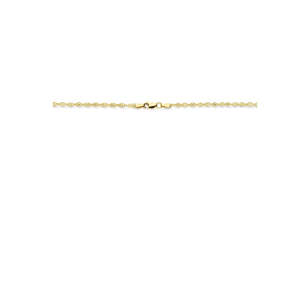 Goldkette mit Silberkern – 14 Karat Gelbgold & 925er Silber