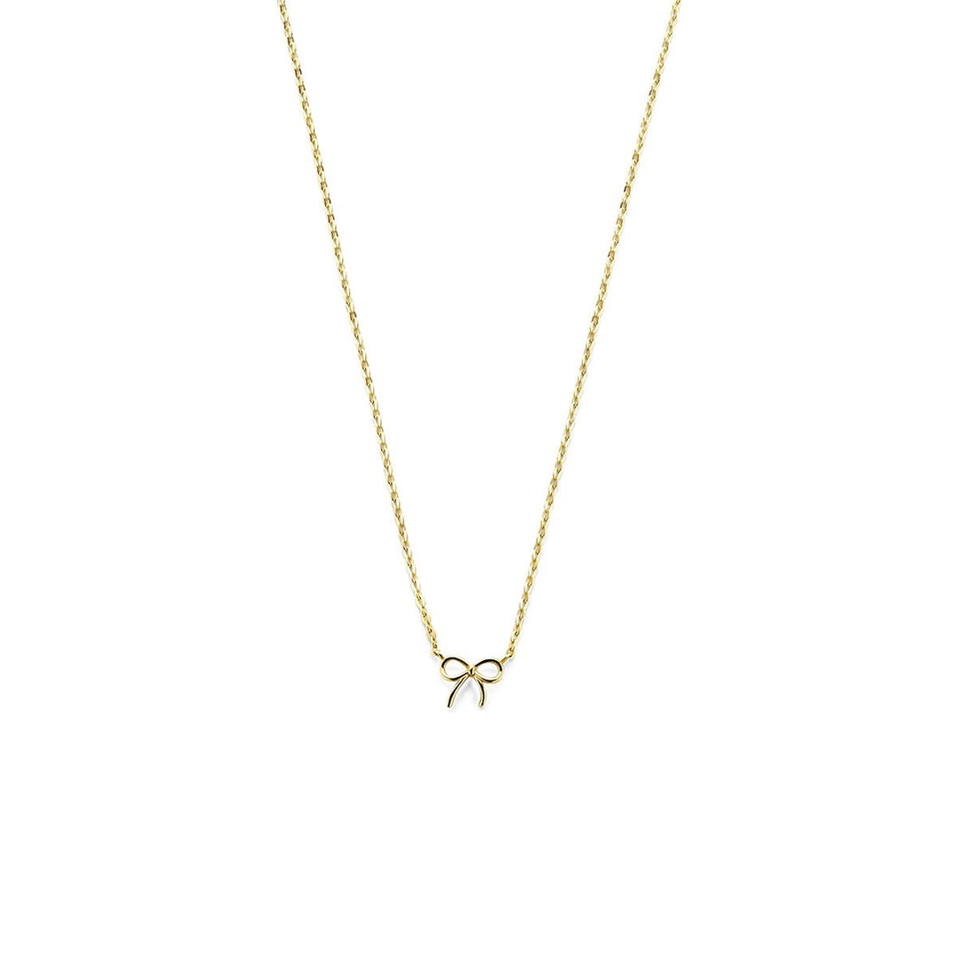 9k Geelgouden strik ketting