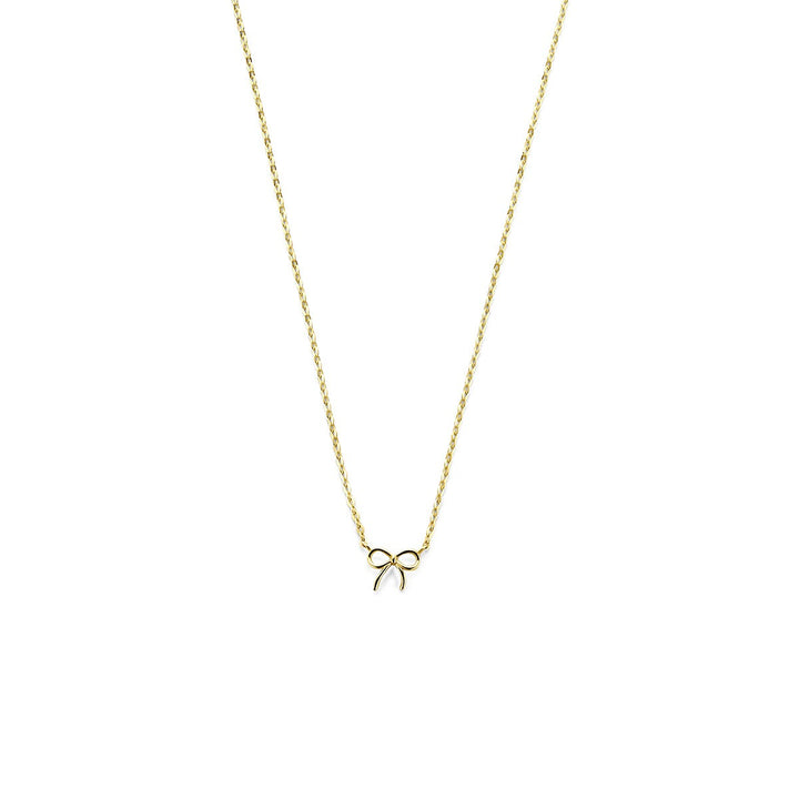9k Geelgouden strik ketting