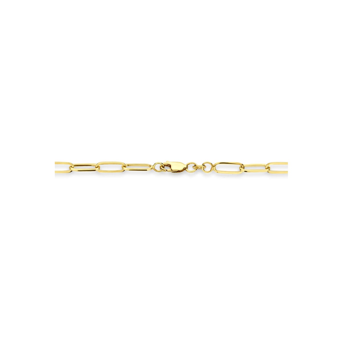 14k Gelbgoldkette mit Silberkern 45 cm