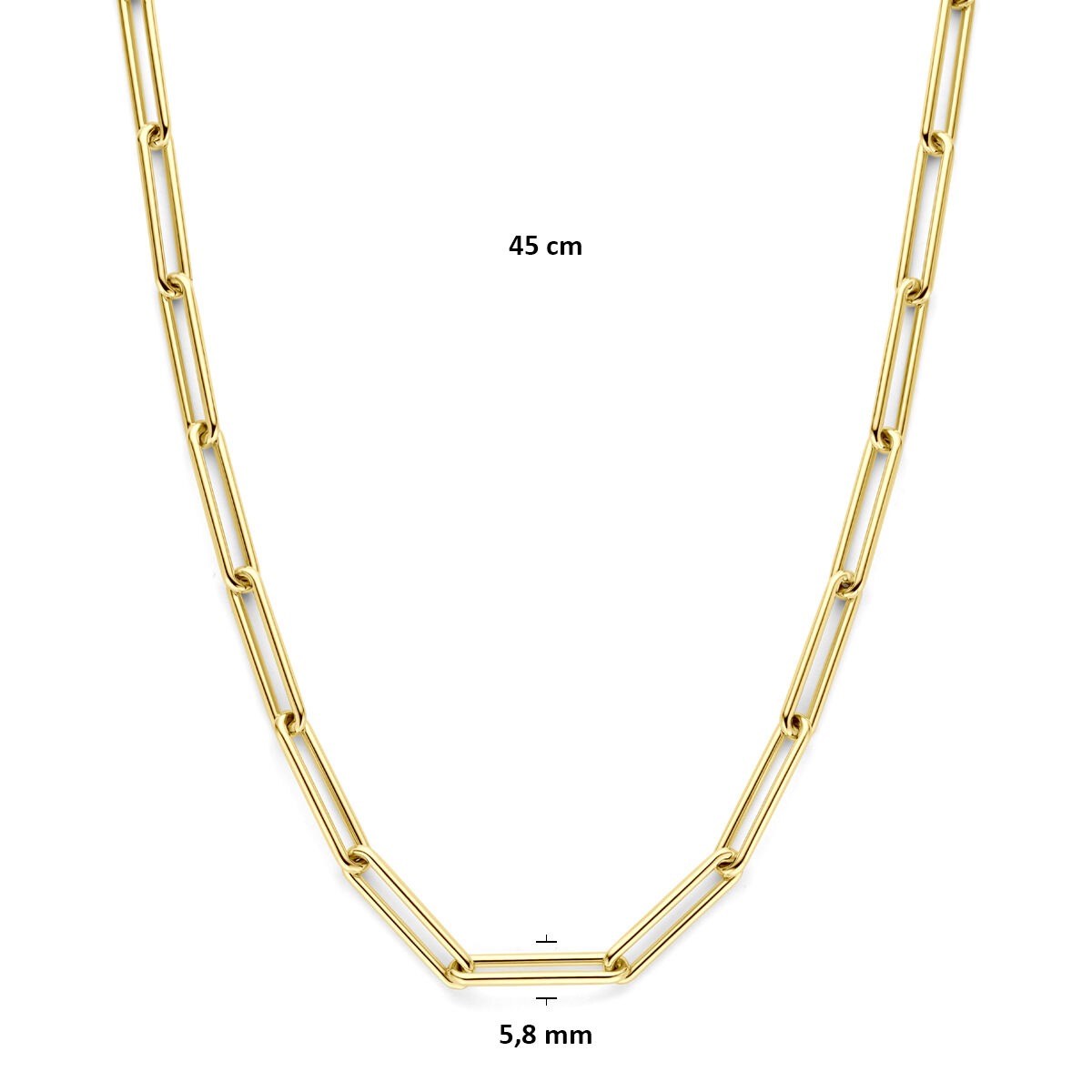 14 Karat Gelbgold Ankerkette 5,8 mm