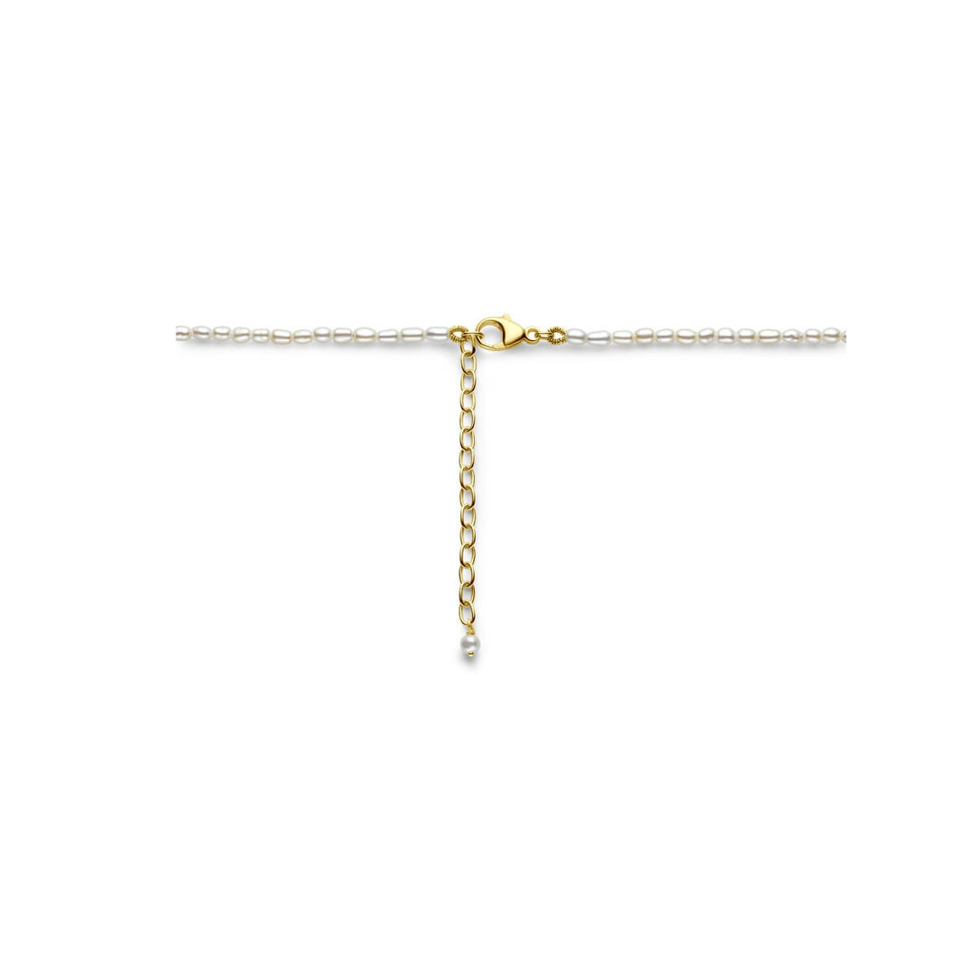 Halskette Perlen 2,8 mm 40 + 5 cm 14K Gelbgold