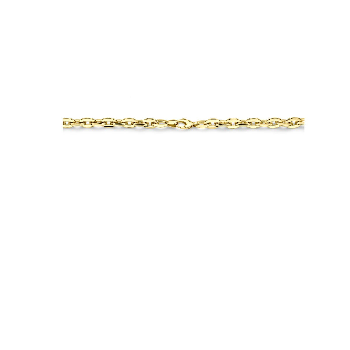 14K Gelbgold Anker Collier für Damen