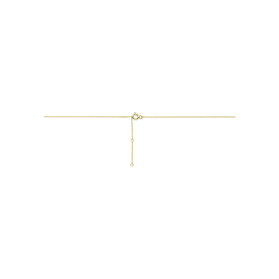 14k Geelgouden parel collier dames