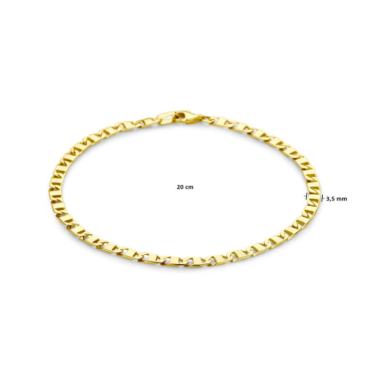 Armband 3,5 mm 14K Gelbgold