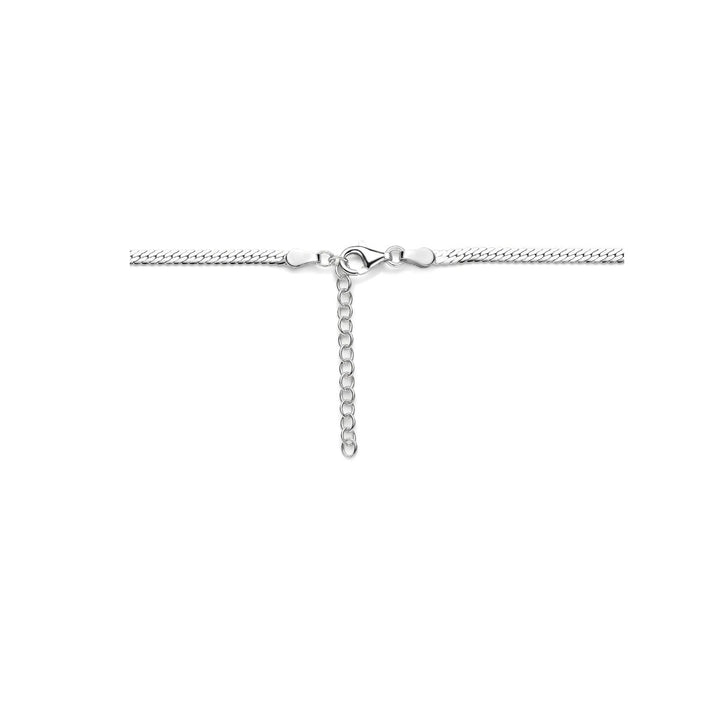Zilveren dames ketting met fijne gourmette schakel 2.6mm
