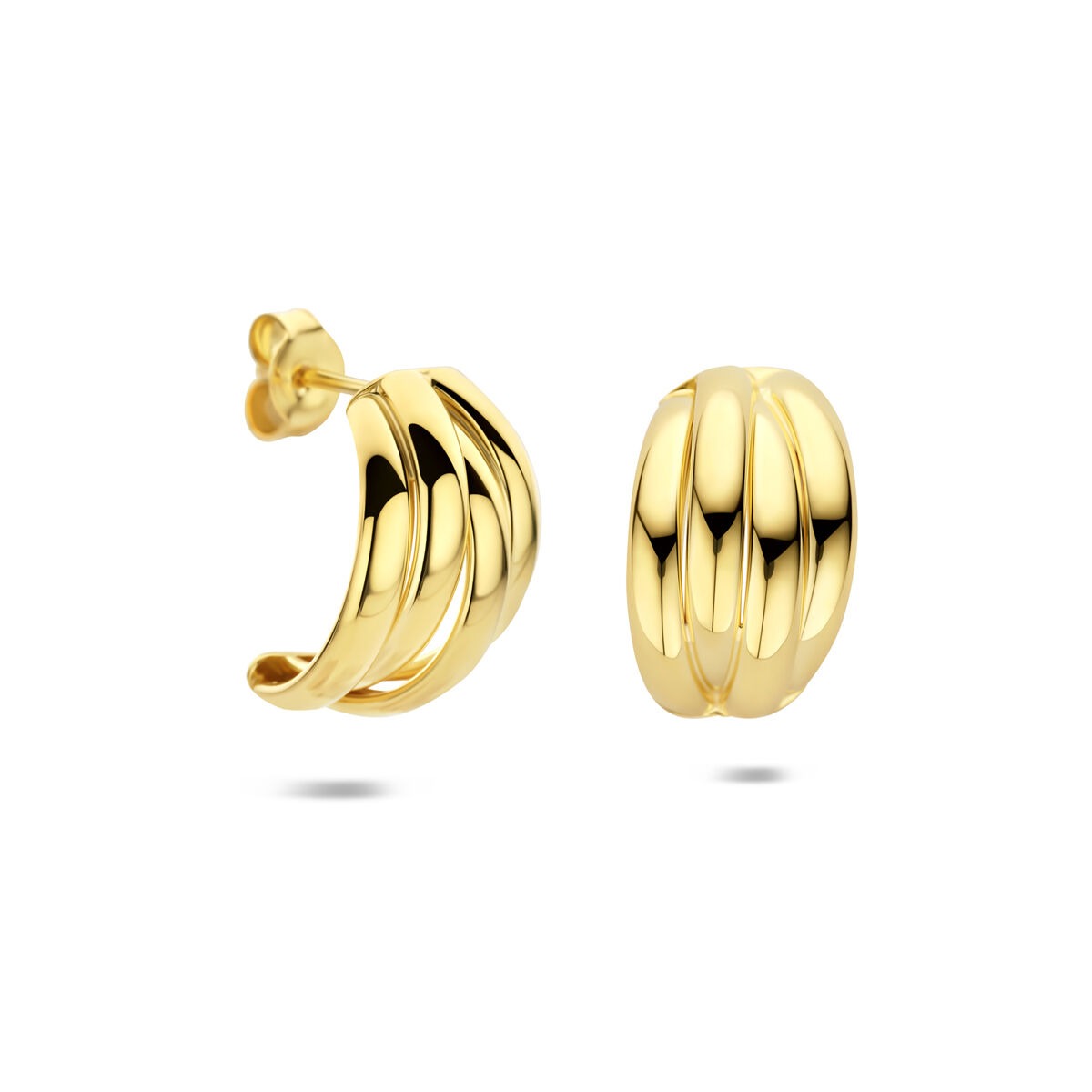 Vergoldete Silberohrstecker – zeitlose Eleganz mit goldenem Glanz