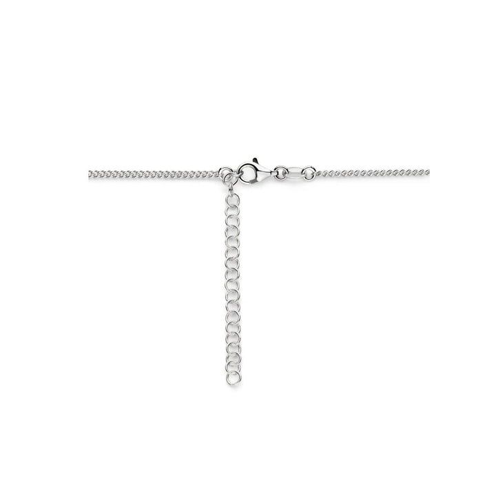 Halskette 3,6 mm 40 + 5 cm Silber rhodiniert