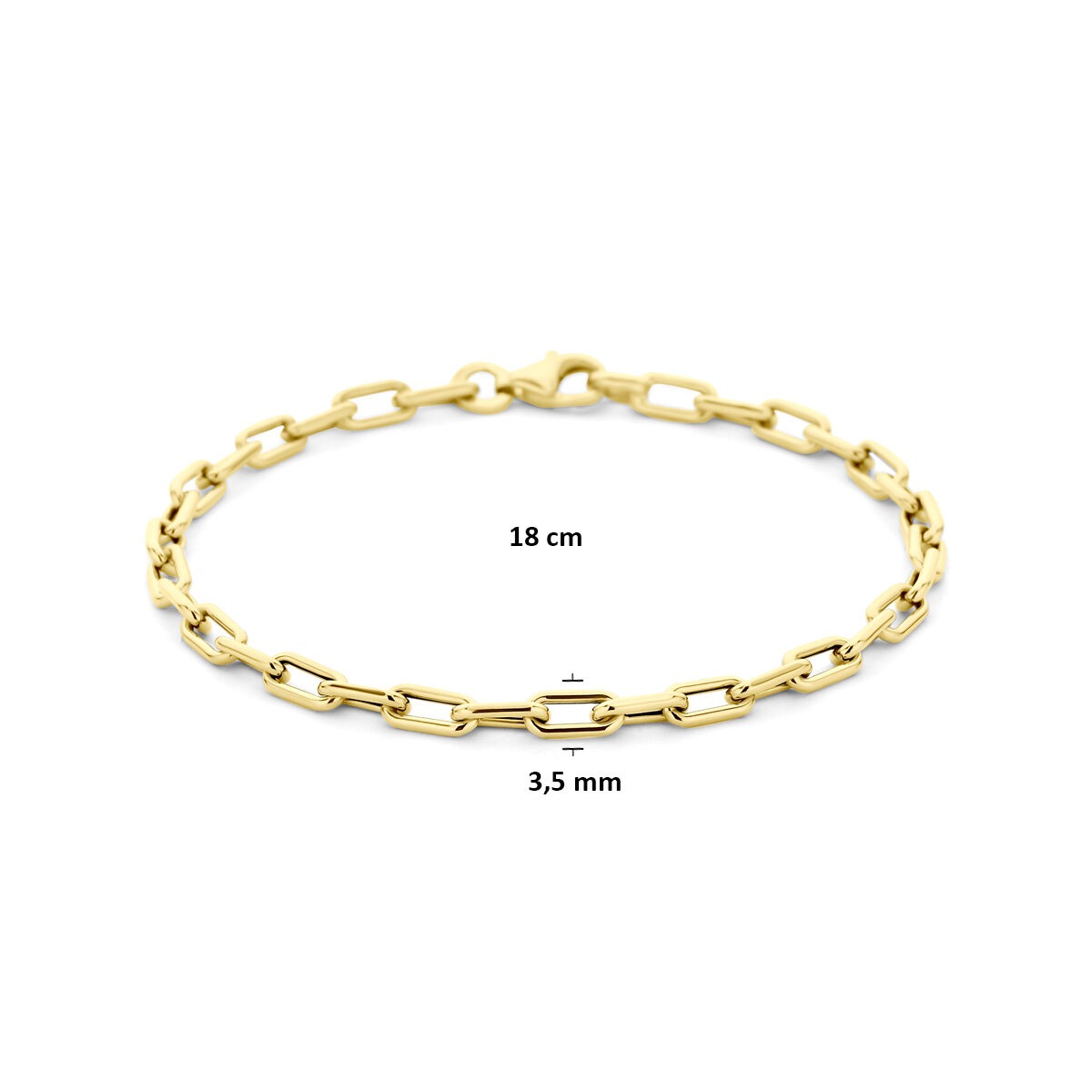 14 Karat Gold Anker Armband