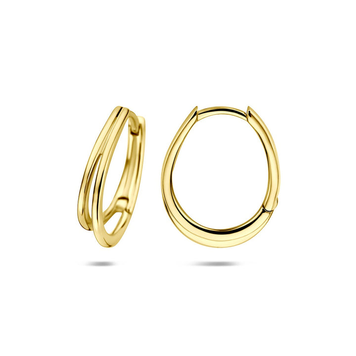 14k Geelgouden klapoorringen