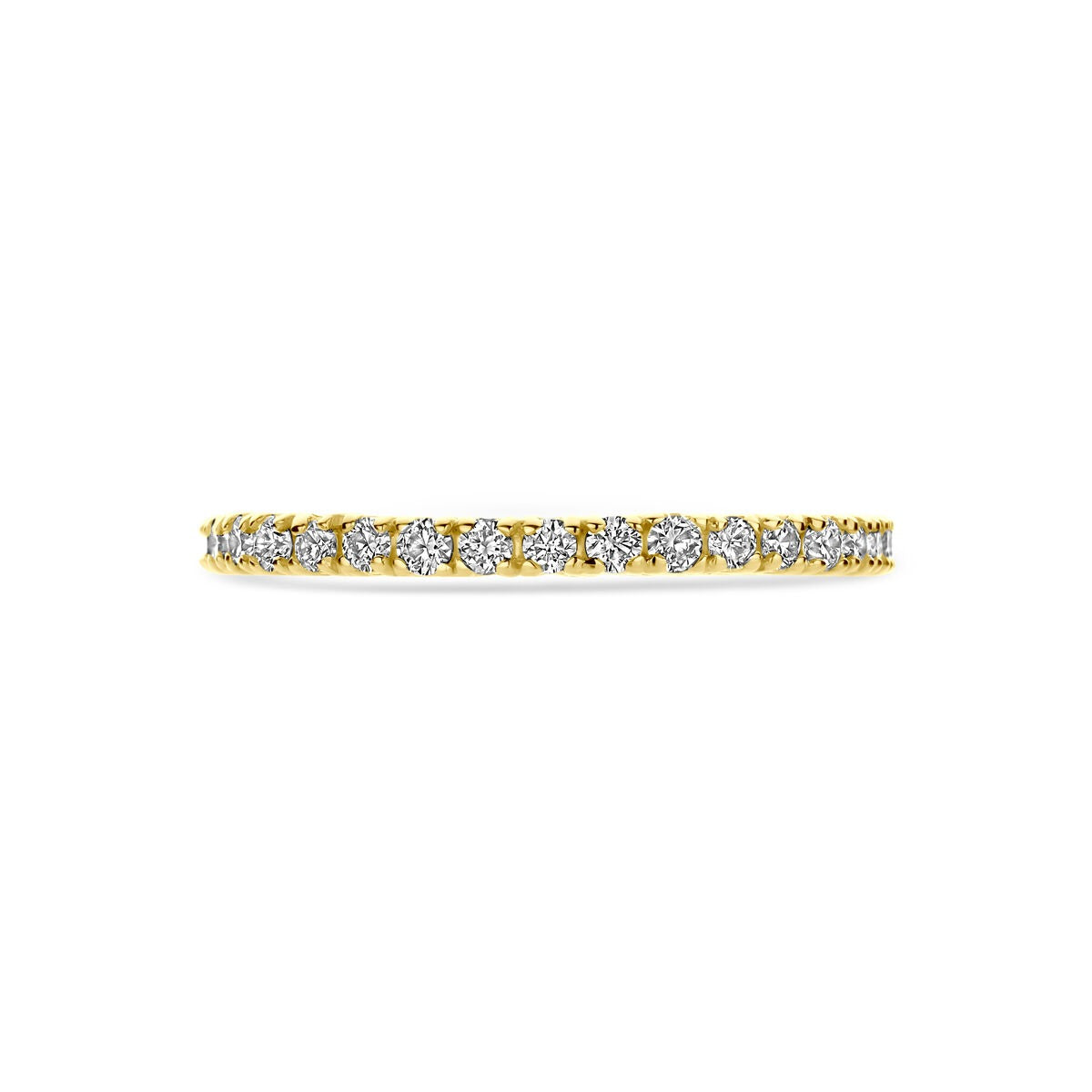 14K Gelbgold Alliance Ring mit Diamant – 0.70 ct