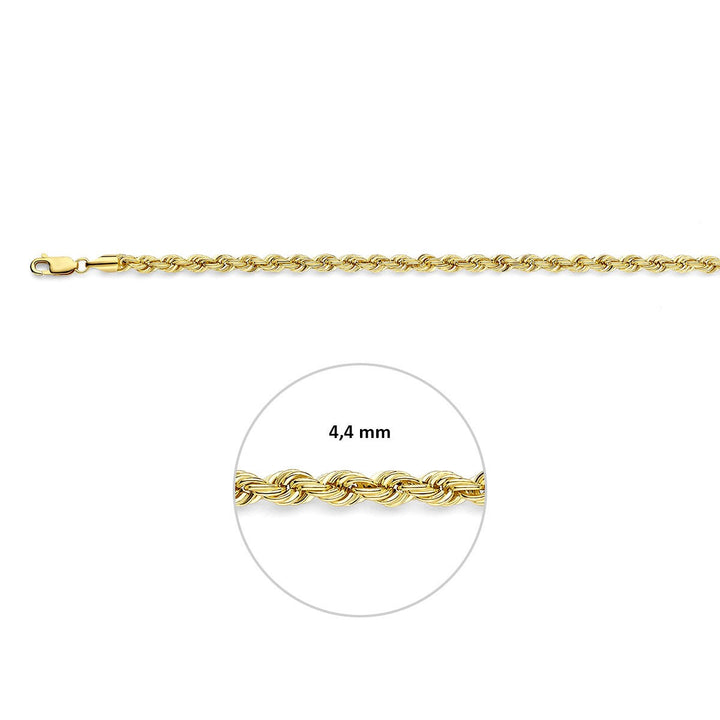 14k Geelgouden koordketting