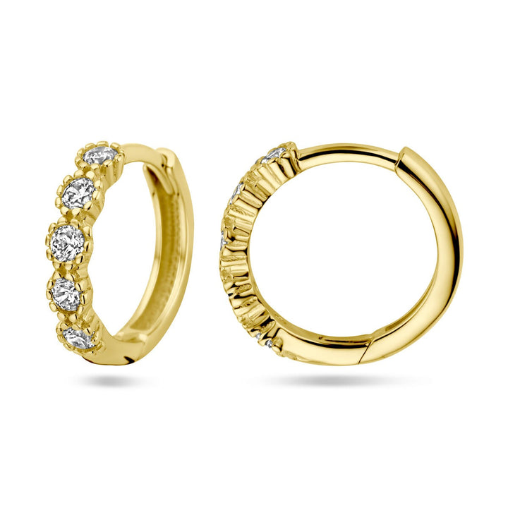 Ohrhänger Zirkonia 14K Gelbgold