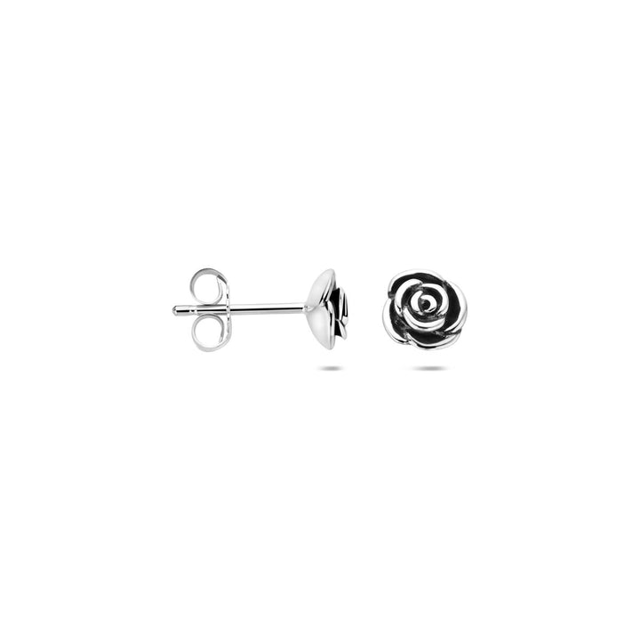 Ohrstecker Oxi Rosésilber oxidiert