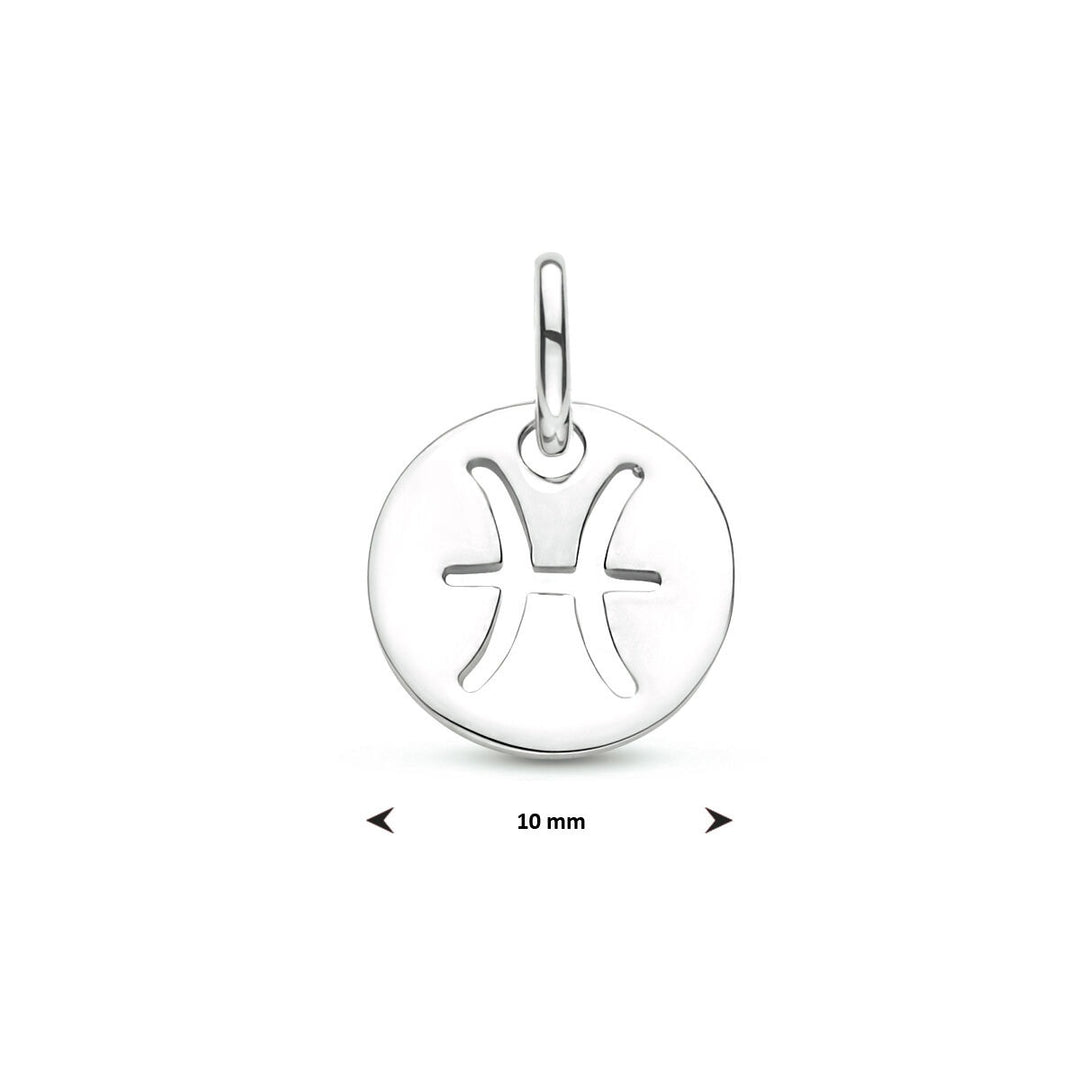 Anhänger Sternzeichen 13 mm Silber rhodiniert