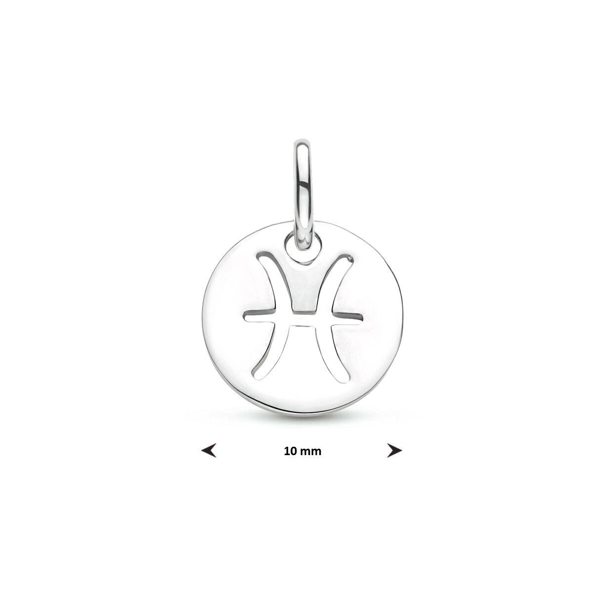 Anhänger Sternzeichen 13 mm Silber rhodiniert