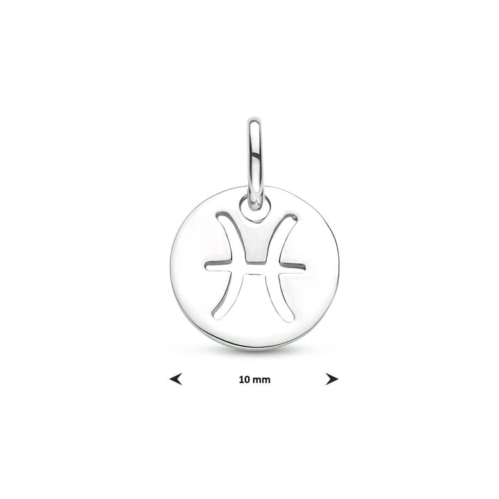 Anhänger Sternzeichen 13 mm Silber rhodiniert