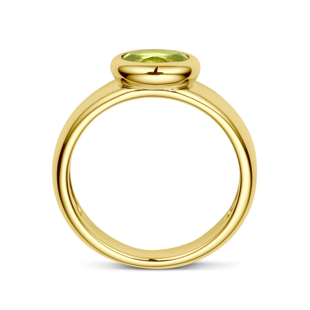 Ring Peridot 14K Gelbgold