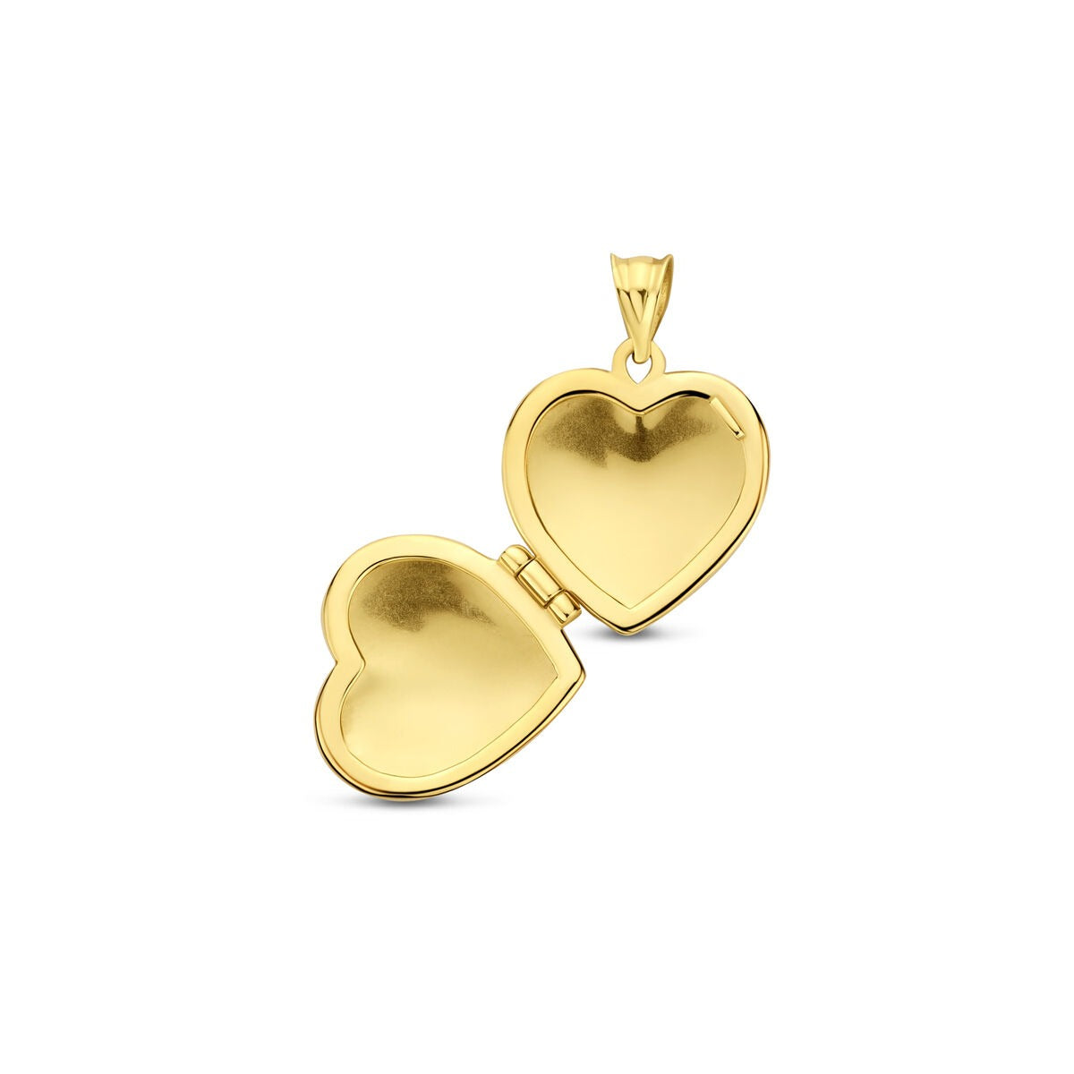 14k Gelbgold Herz Medaillon 15 mm