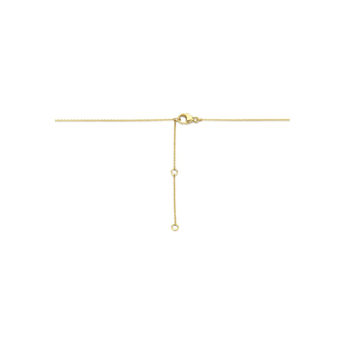 14kt Gelbgoldkette mit Diamant 0.15ct