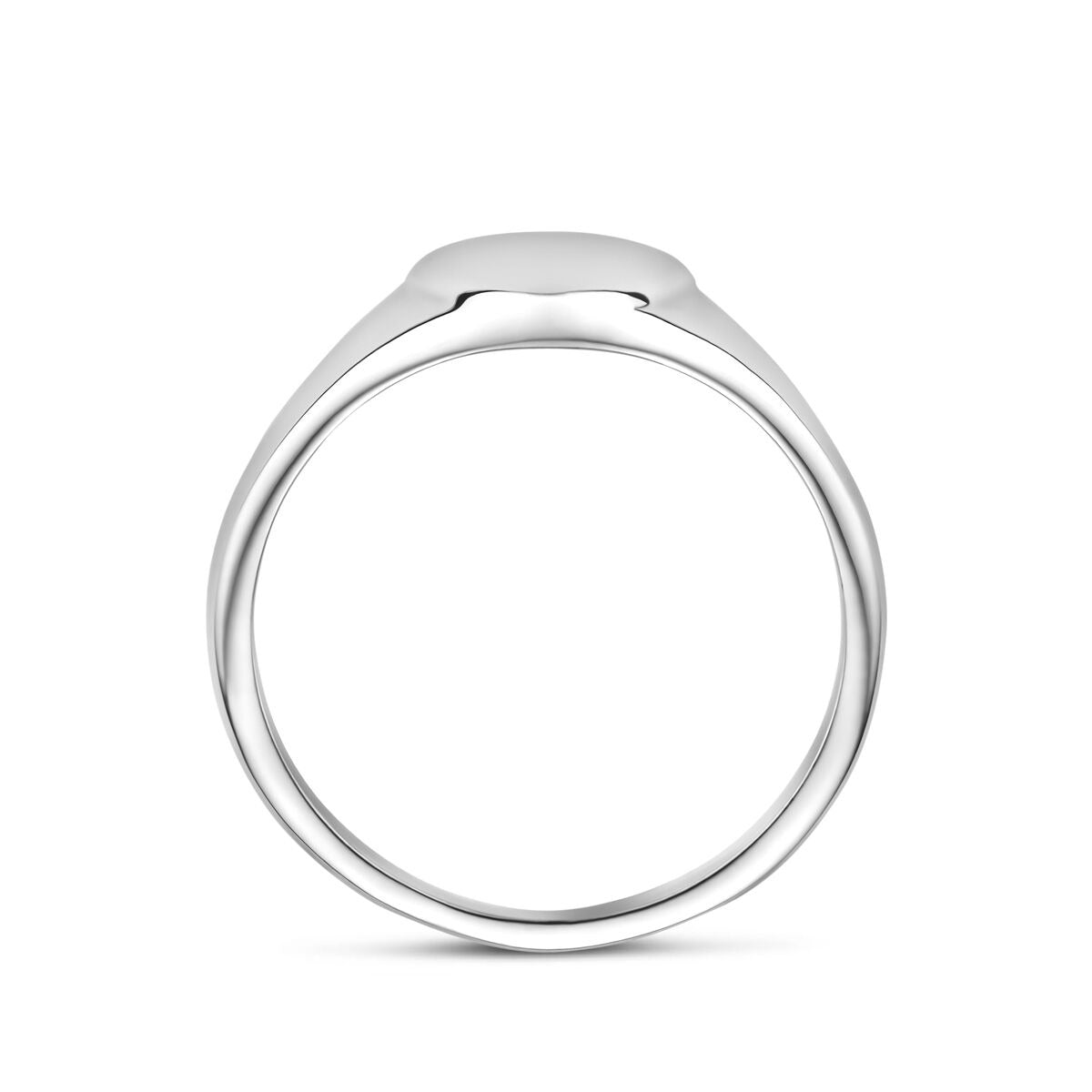 Rhodinierter Damenring aus 925er Silber