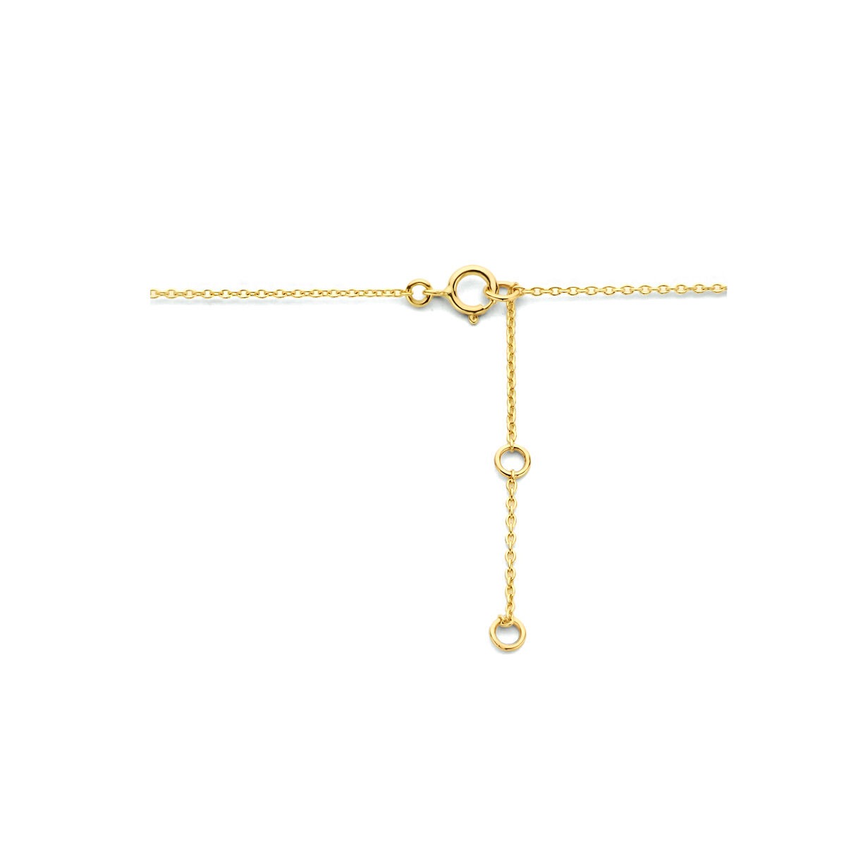 9 Karat Gelbgold Collier mit Unendlichkeitsanhänger