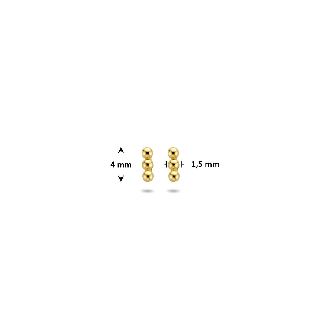 Ohrstecker Perlen 14K Gelbgold