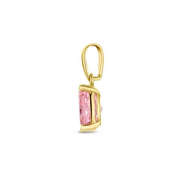 Anhänger Padparadscha-Zirkonia 14K Gelbgold