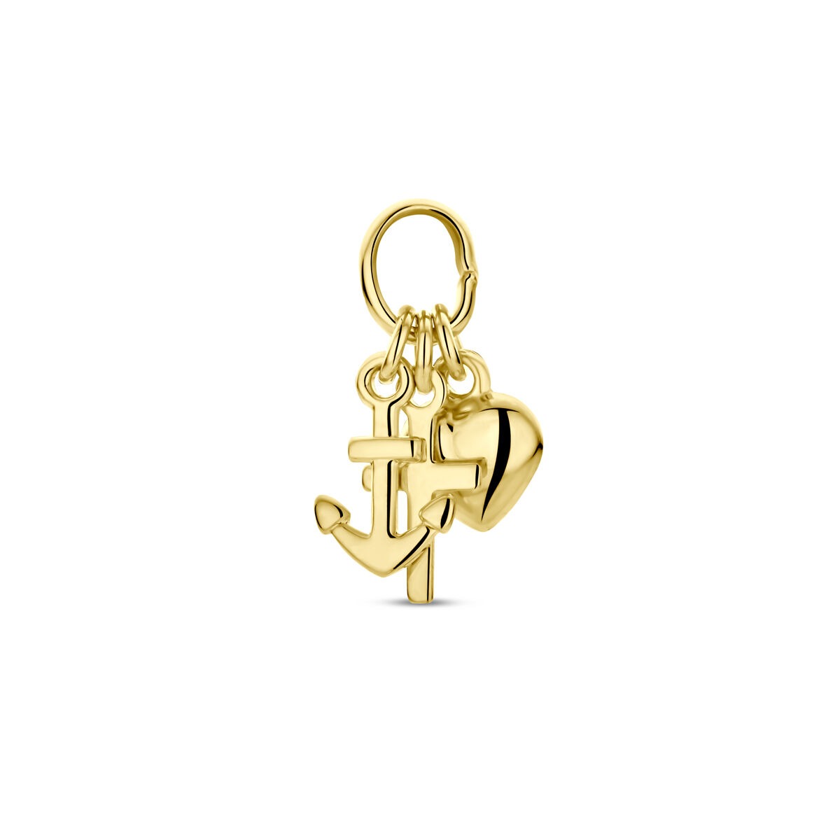 Goldanhänger Glaube, Hoffnung und Liebe – 9K Gelbgold