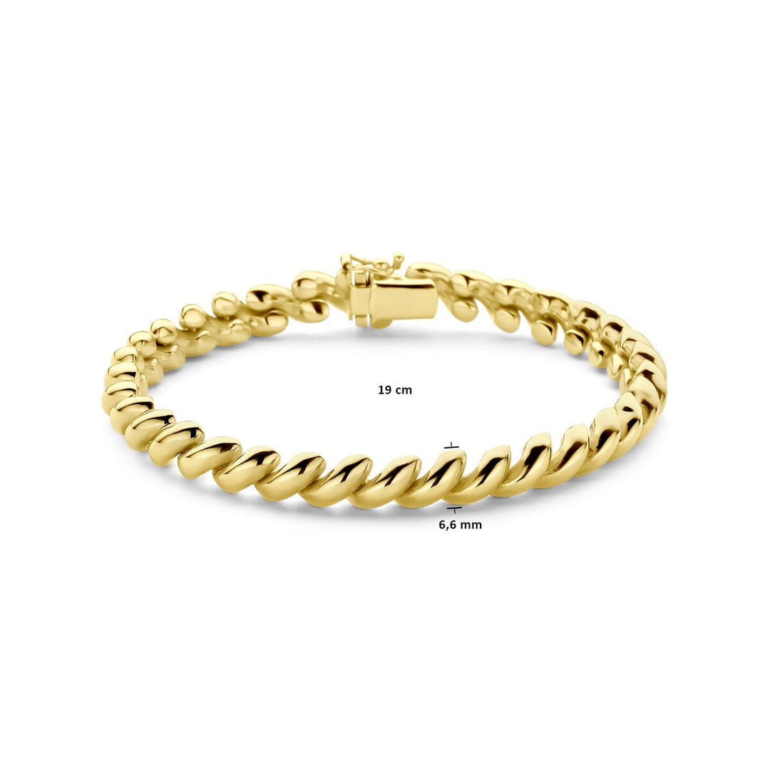 Armband San Marco 6,6 mm 19 cm 14K Gelbgold