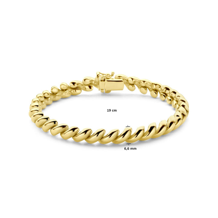 Armband San Marco 6,6 mm 19 cm 14K Gelbgold