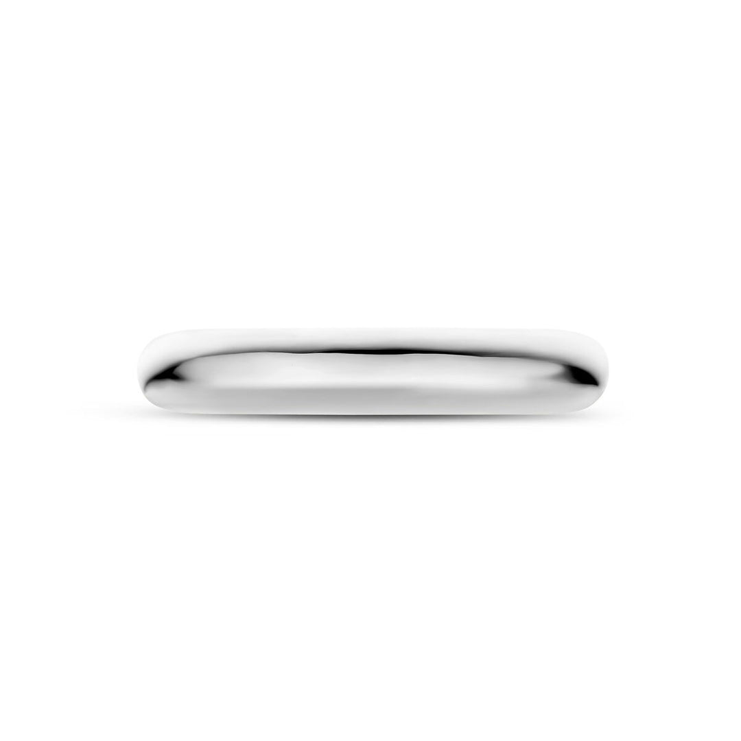Witgouden ring – 14k witgoud, 4 mm breed