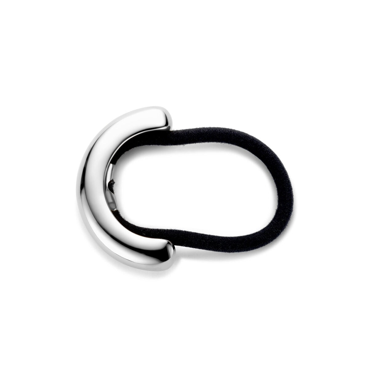 Haarspange aus Stahl, silberfarben – minimalistisches Haaraccessoire