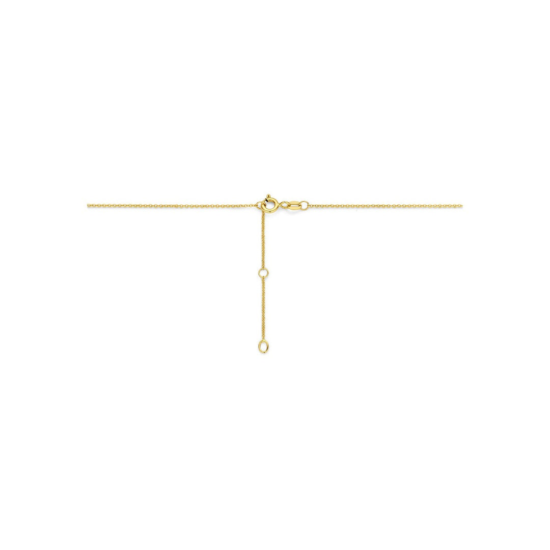 14k Geelgouden Y-collier met parels